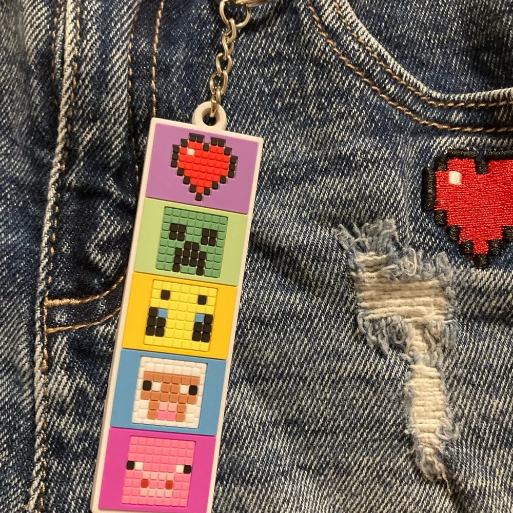 Justice x Minecraft girls shorts NWOT - Picture 4 of 9